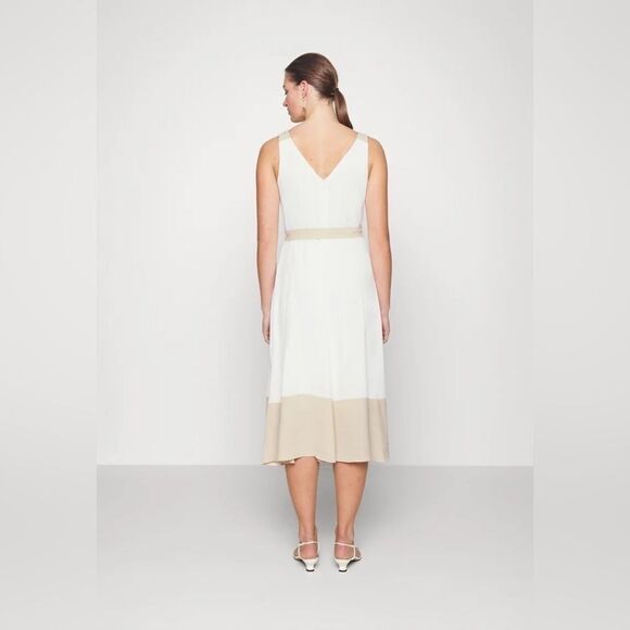 Dkny Plus Womens Size Colorblocked Faux-Wrap Dress size 14 new - Picture 5 of 13